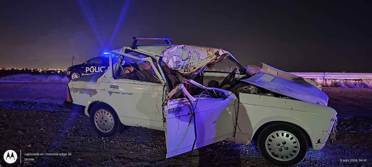 URGENTE: Murió la menor de 4 años. La nena iba en el auto con su padre alcoholizado y chocó contra dos equinos.