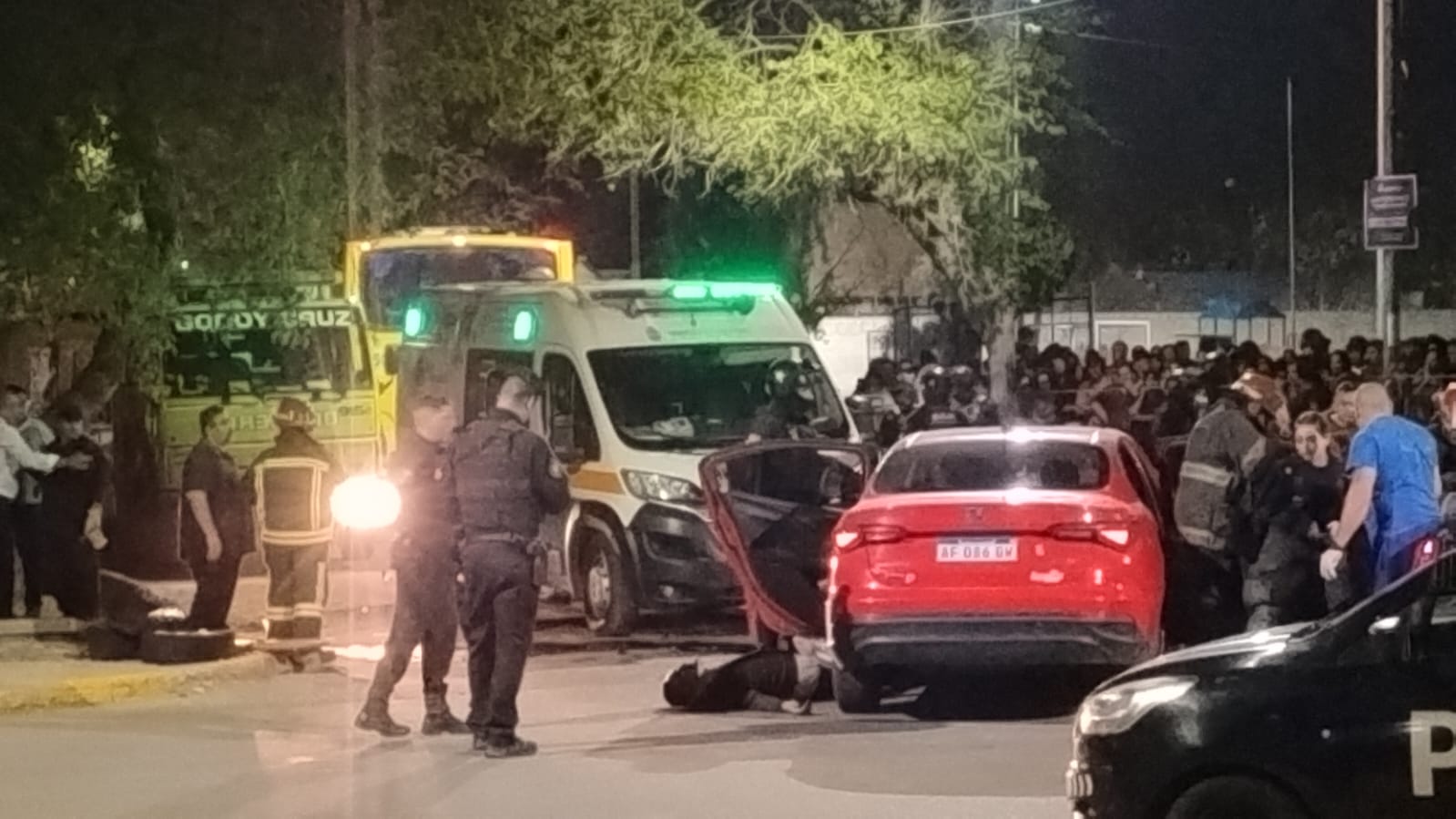 Persecución policial culmina en accidente en Carrodilla, Luján de Cuyo