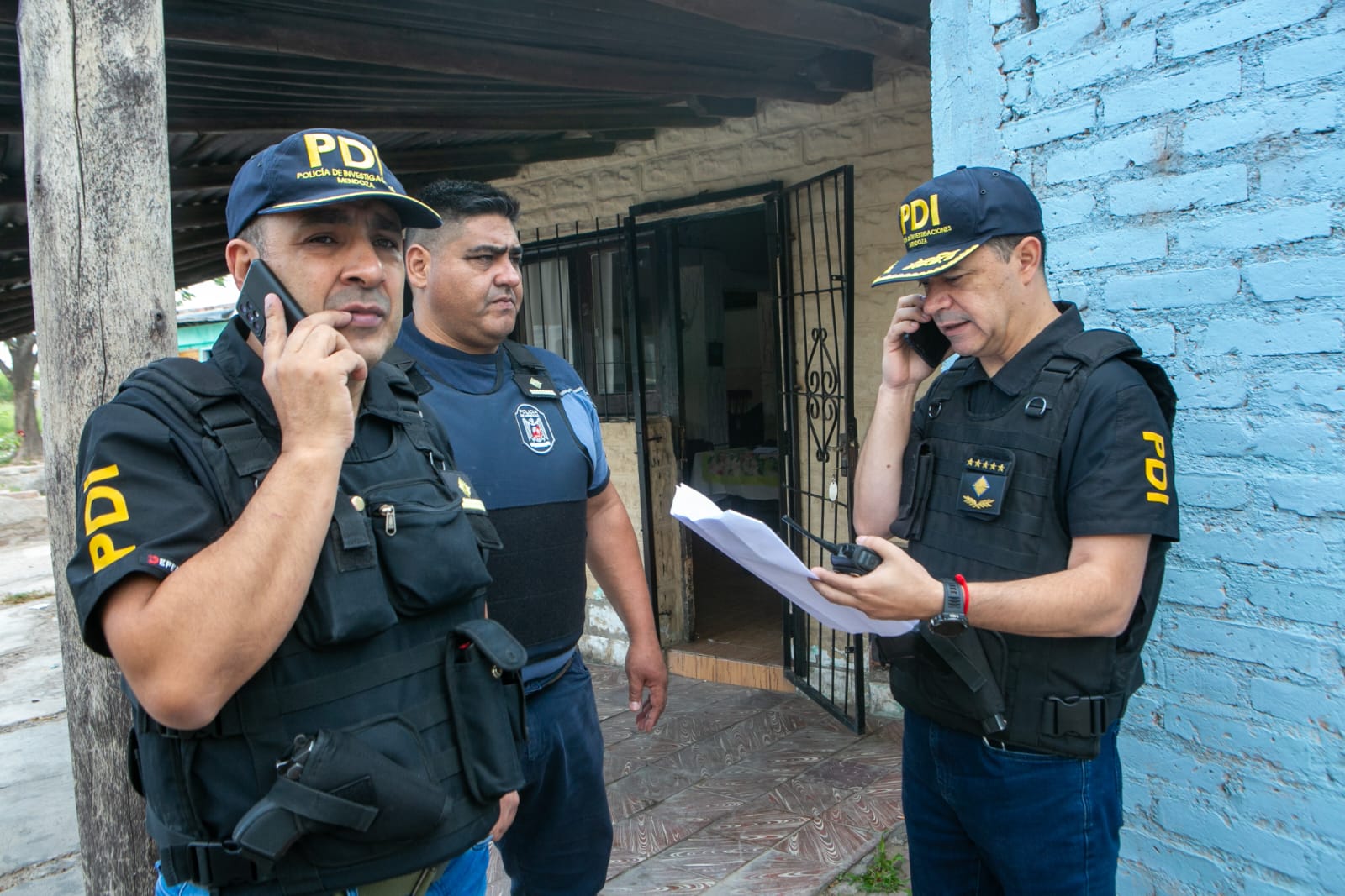 Megaoperativo en Las Heras: 32 allanamientos y seis detenidos con participación de la Justicia Federal