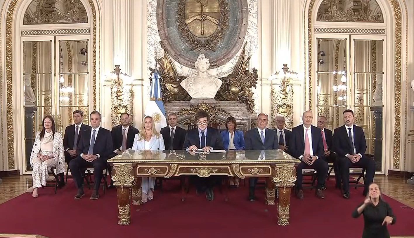 Javier Milei habló en cadena nacional tras cumplir un año de gestión y habló del 2025