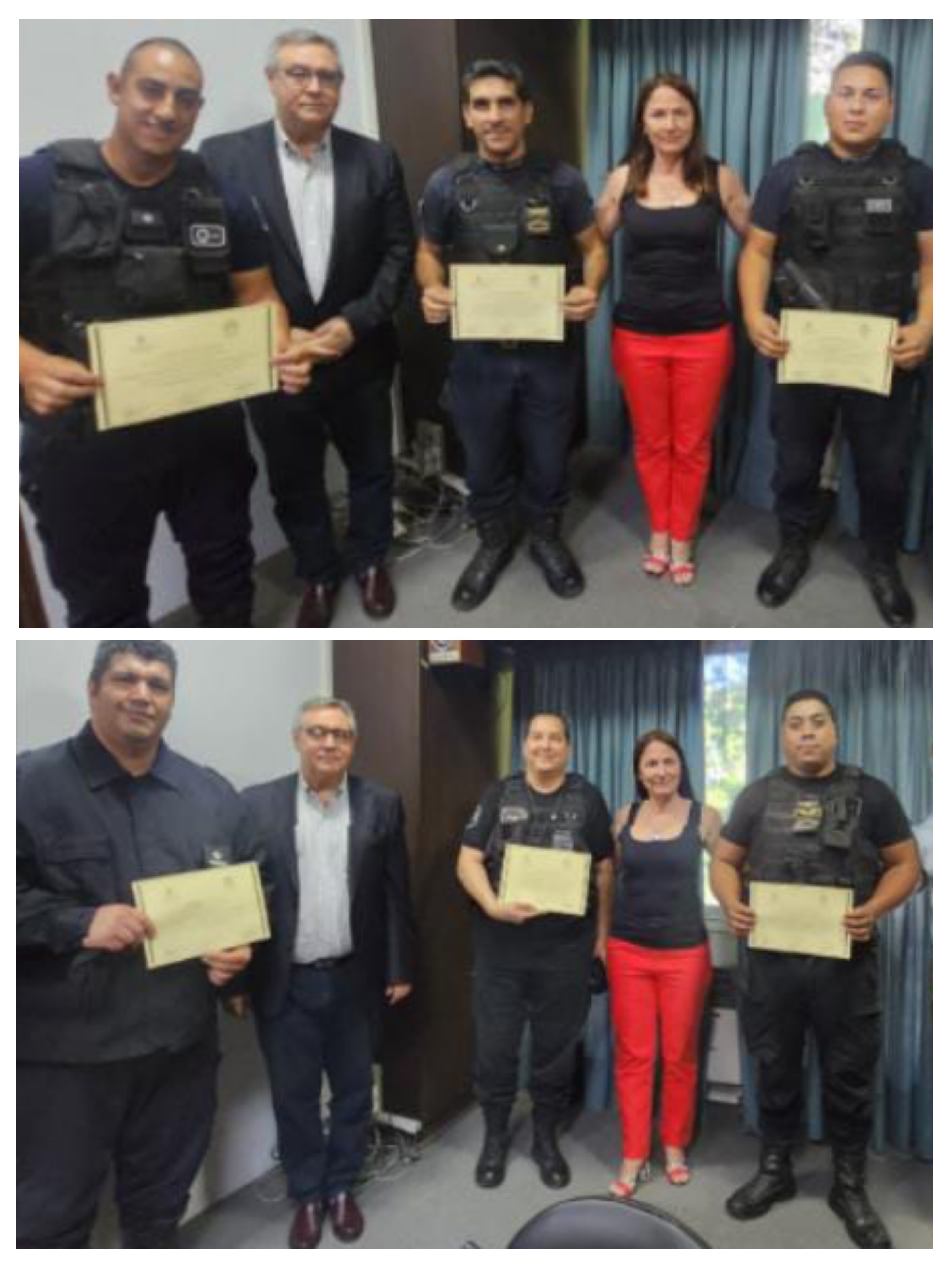 Policías de Mendoza recibieron un reconocimiento por salvarle la vida a dos niños