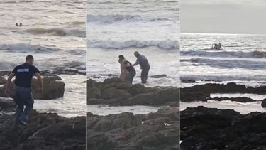 Desesperada búsqueda de un argentino desaparecido en el mar en Punta del Este