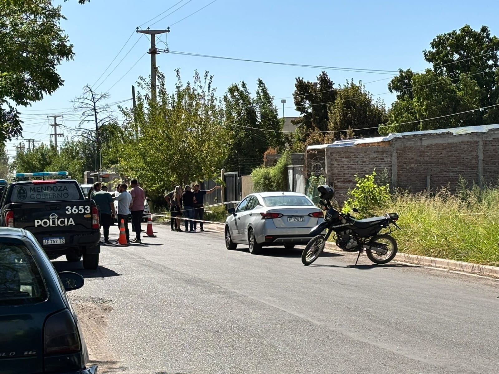 Hallazgo macabro en Las Heras: encuentran un cuerpo calcinado en un descampado