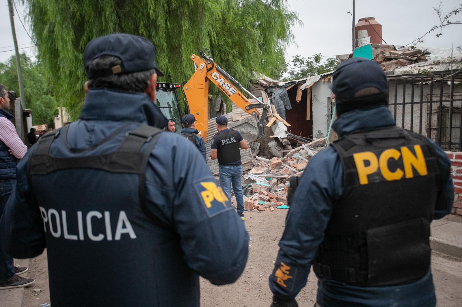La Policía derribó un histórico búnker narco en el oeste de Godoy Cruz