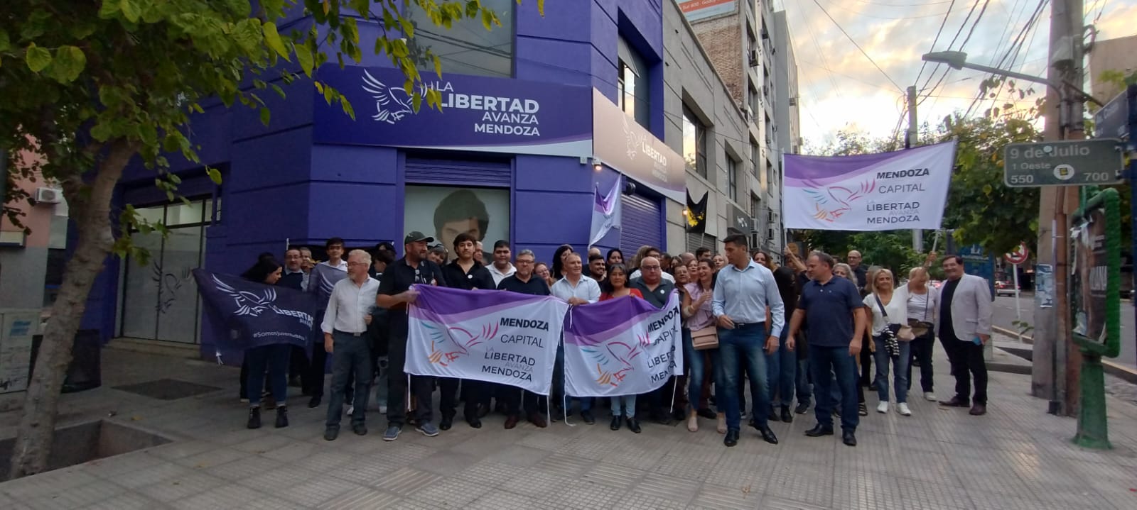 La Libertad Avanza inauguró su nueva sede en Mendoza