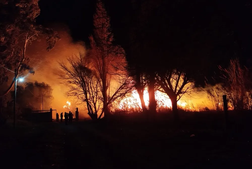 Feroz Incendio causó severos daños en Maipú