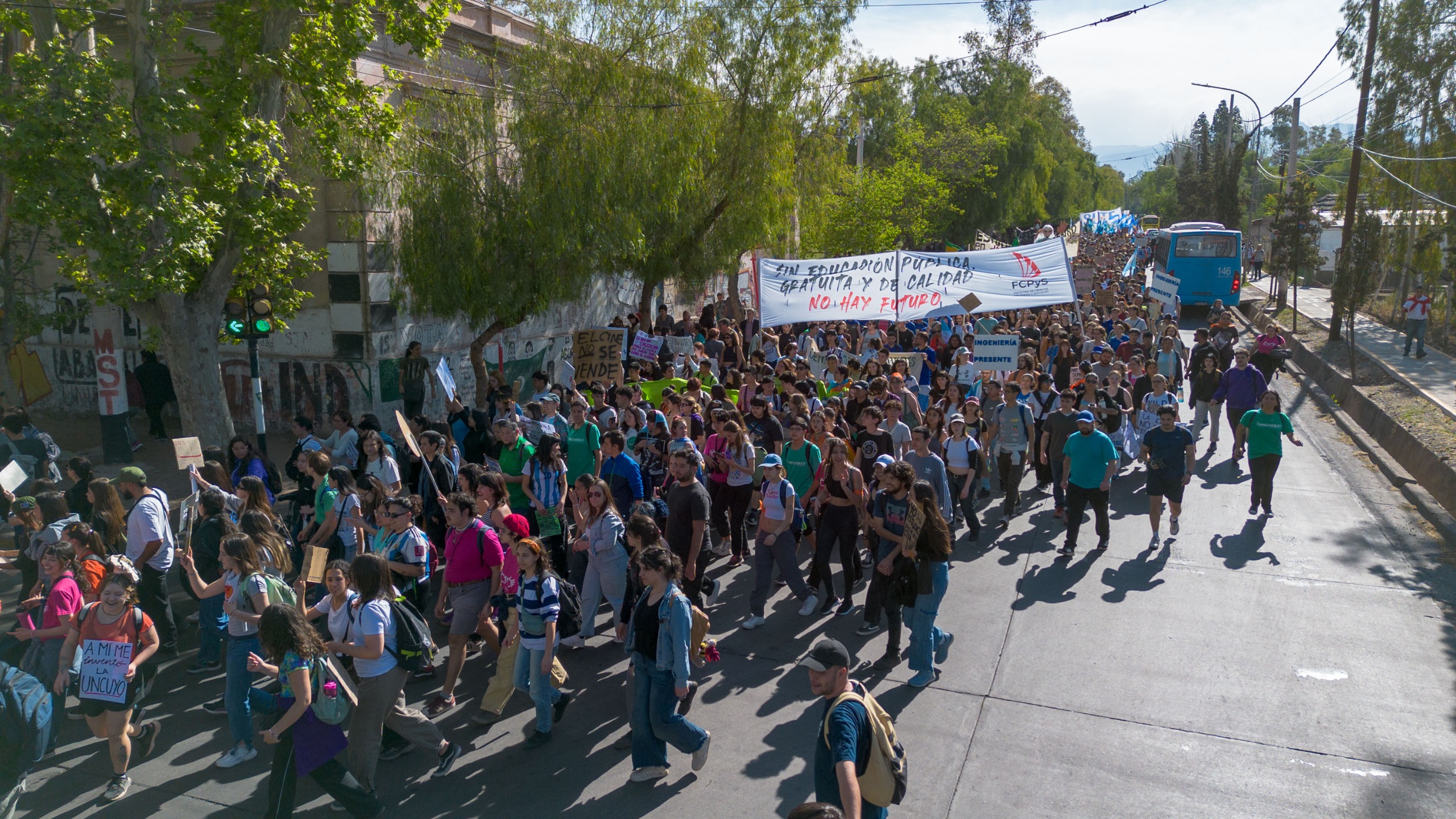Así será el recorrido de la Marcha Universitaria en Mendoza