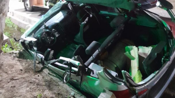 Tragedia: Murió el hombre internado tras el fuerte choque en una rotonda de Maipú