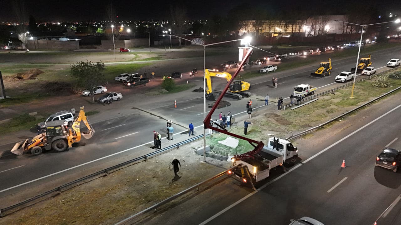 Cómo se encuentra el Acceso Sur tras el colapso del colector cloacal