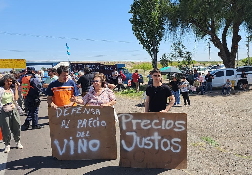 Intenso reclamo de productores vitivinícolas en San Martín