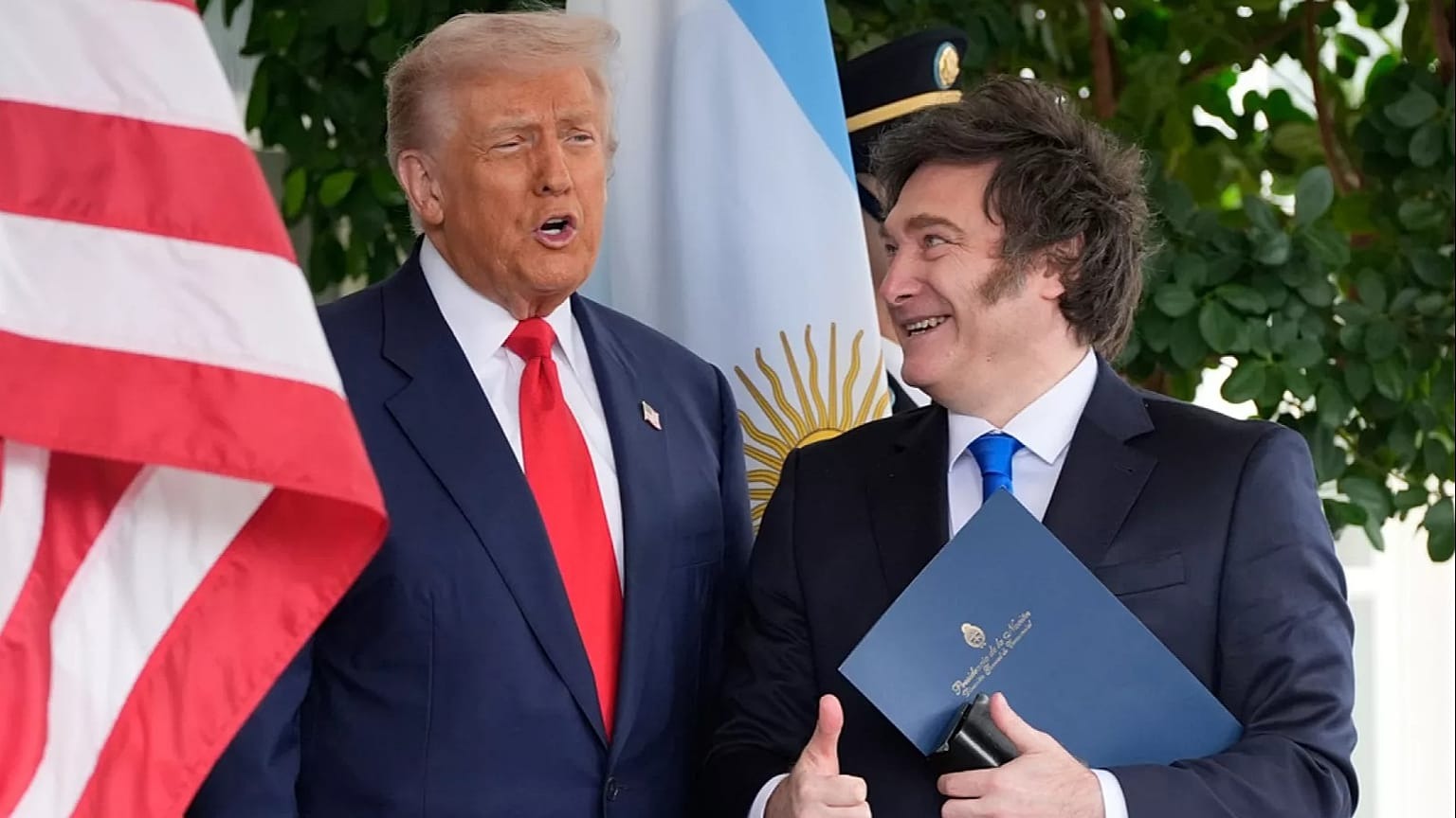 Donald Trump condicionó su apoyo a Javier Milei: 