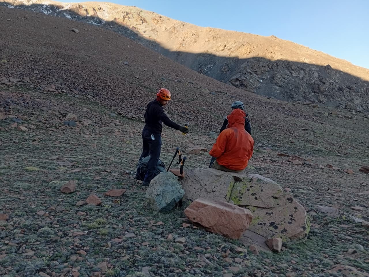 Exitoso y rápido rescate de un turista en Vallecitos
