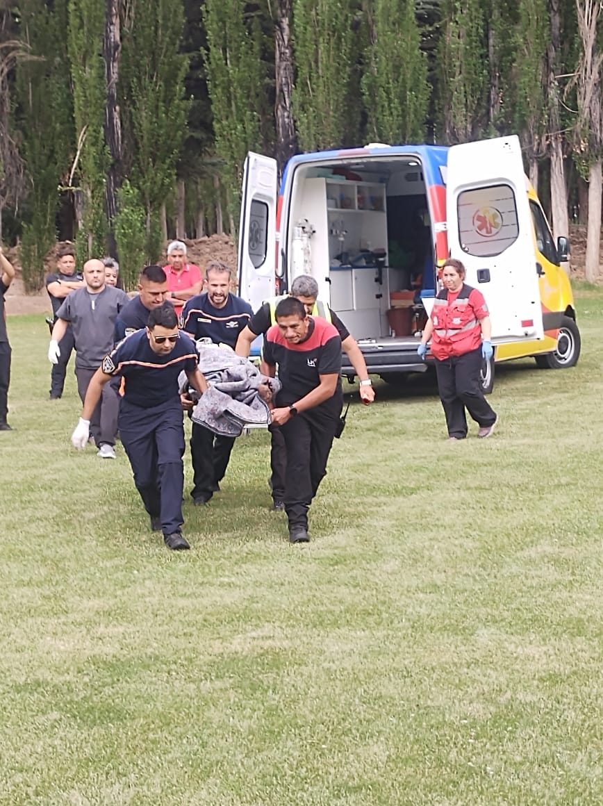 Lavalle: un menor de dos años fue atropellado accidentalmente por su padre