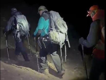 Rescataron a un andinista en Alta Montaña: como se encuentra el estado de salud del hombre