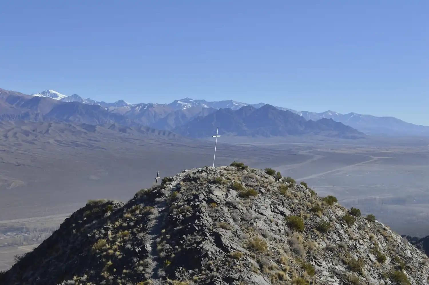 Tragedia en Uspallata: hallaron sin vida a una mujer de 69 años tras intenso rastrillaje en el Cerro de La Cruz