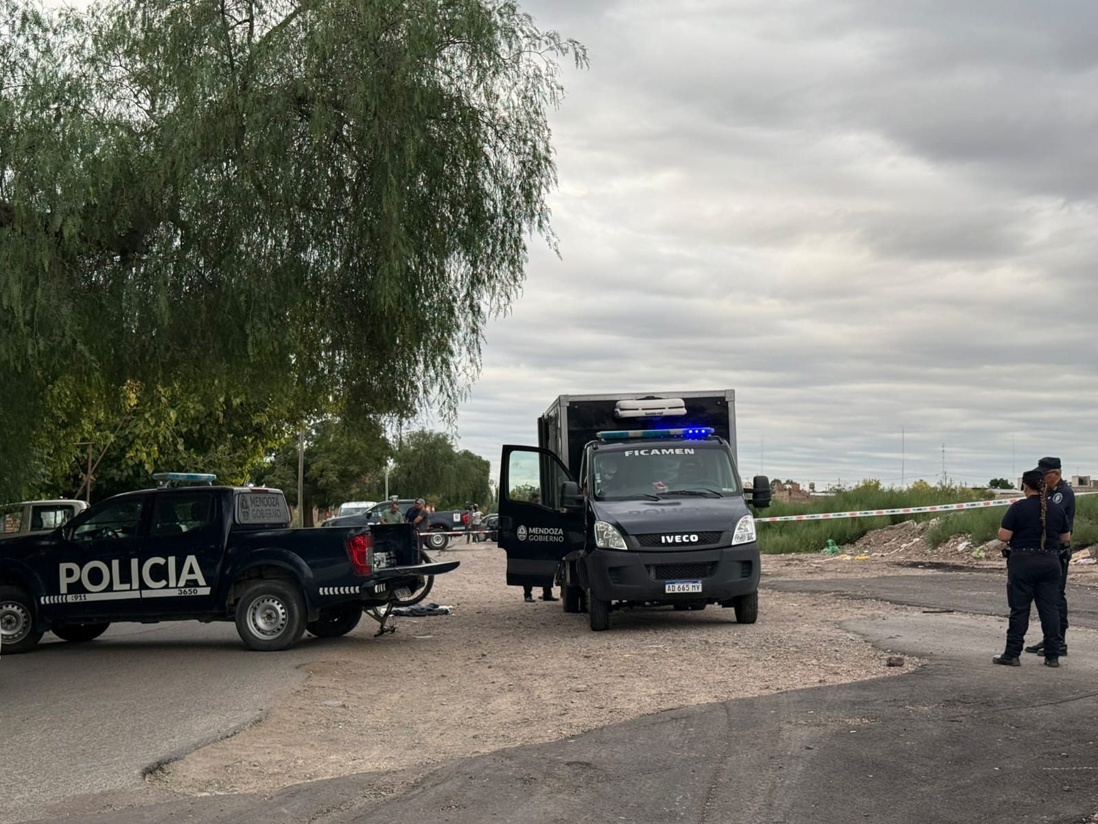 URGENTE: murió un hombre tras ser atropellado luego de un robo en Las Heras