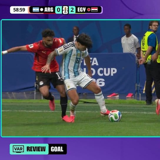 En vivo: el segundo de Egipto anulado por falta.